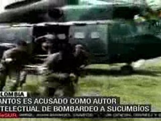 Santos, acusado de autor intelectual de bombardeo