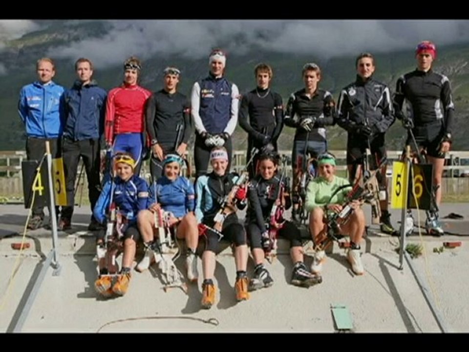 PAULINE MACABIES   A L ENTRAINEMENT  A  BESSANS