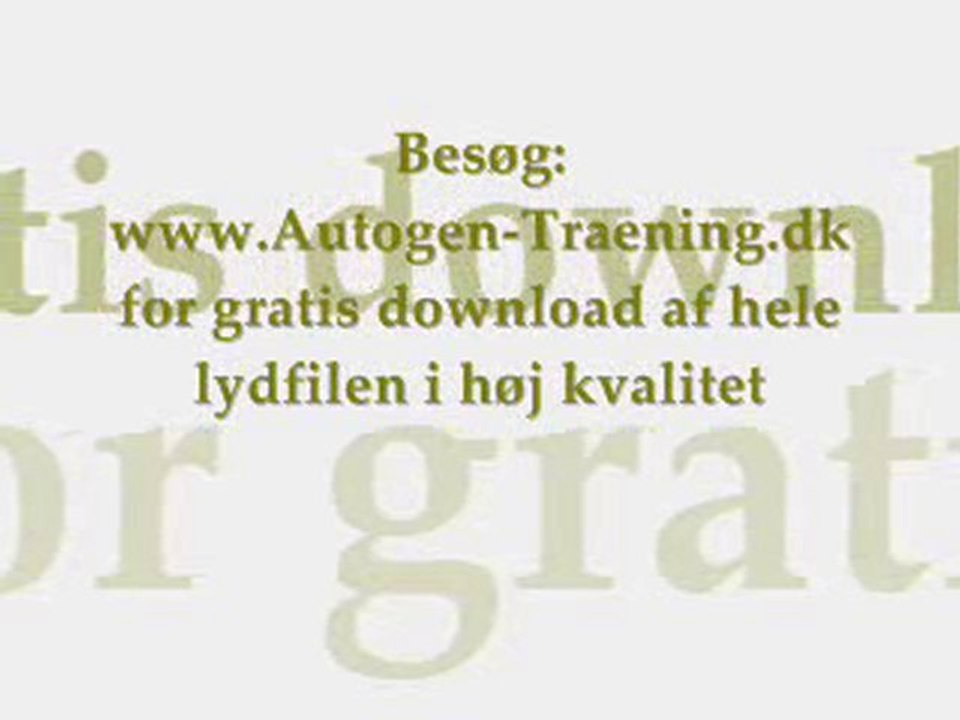 Autogen Traening