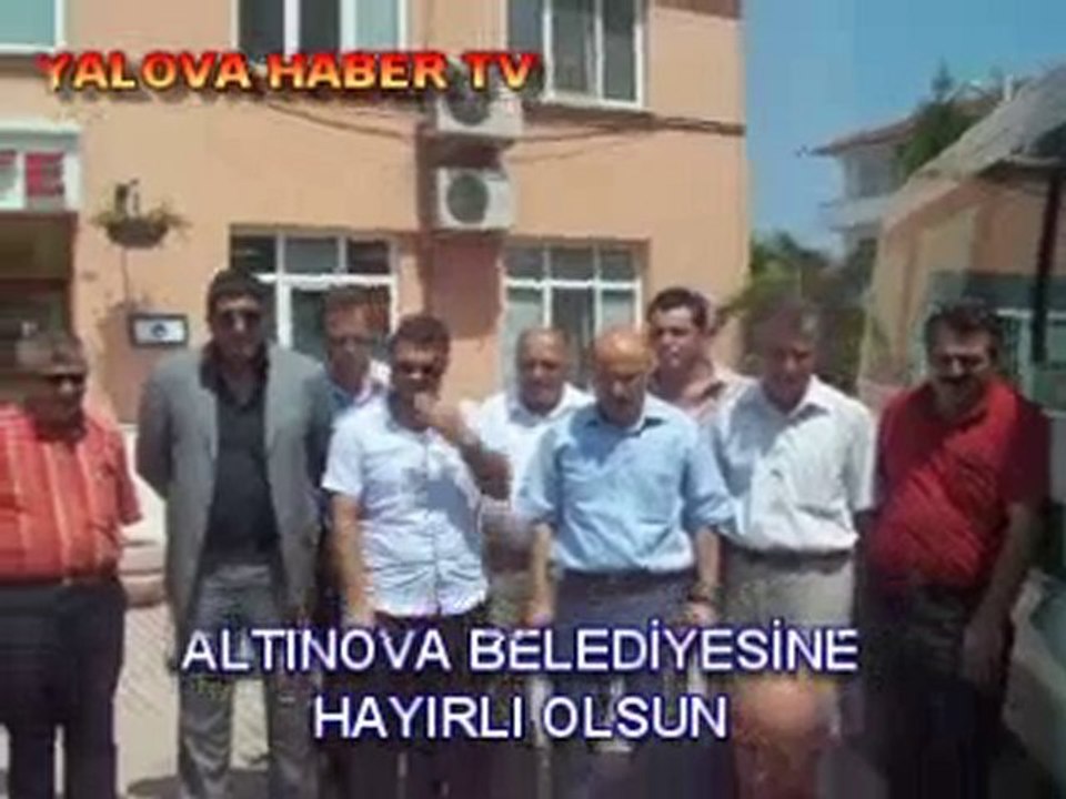 TERSANECİLERDEN ALTINOVA BELEDİYESİNE