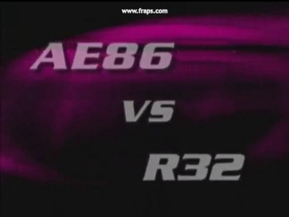 Level R AE86 VS R32 AMV Initial D