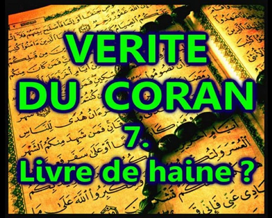 Coran, livre de haine ?