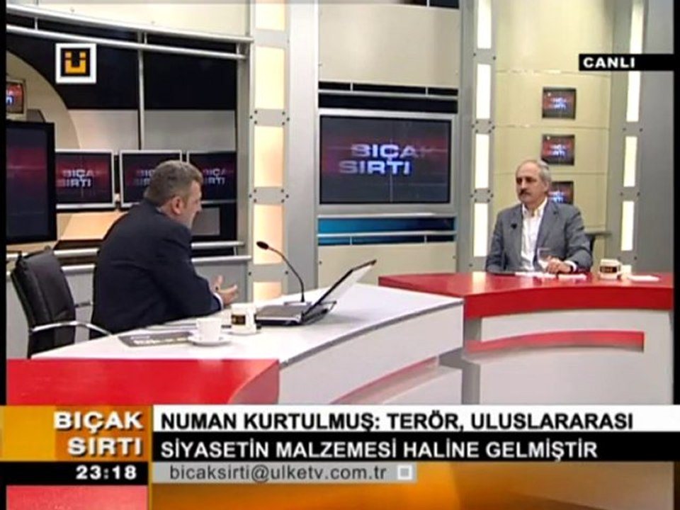 Numan Kurtulmuş Ülke TV Bıçak sırtı Programında 4.8.2010 5/6