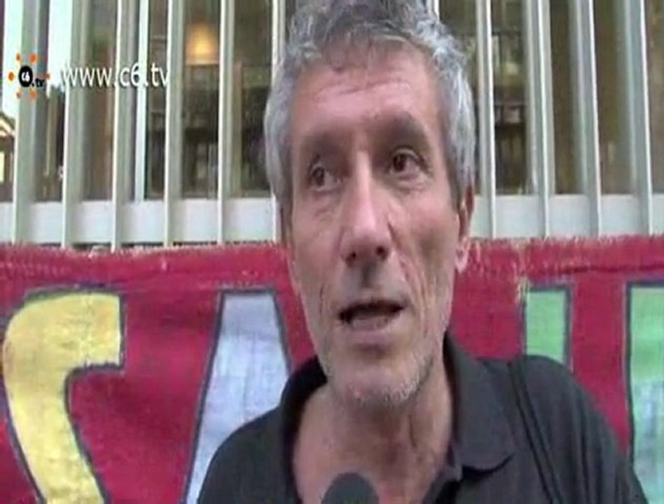 Presidio dei Comitati del No alla privatizzazione dell'acqua