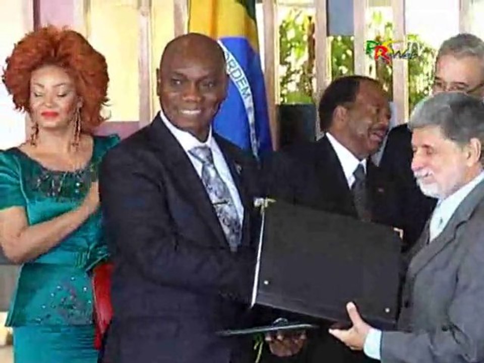SIGNATURE DES ACCORDS Paul Biya et Lula Da Silva Bresil