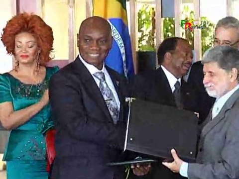 SIGNATURE DES ACCORDS Paul Biya et Lula Da Silva Bresil