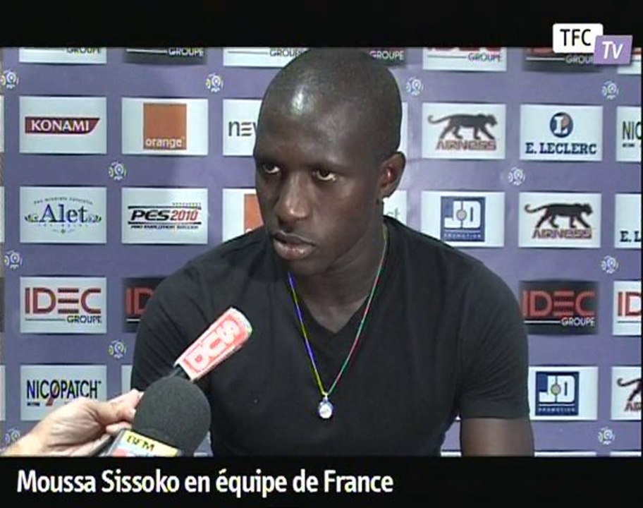 Sissoko en bleu: sa 1ère réaction