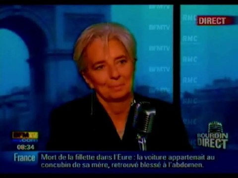 Christine LAGARDE invitée de Bourdin-direct (12-02-2010)