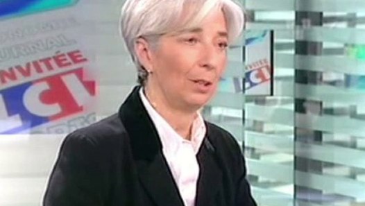 Christine LAGARDE invitée de Christophe Barbier sur LCI ...