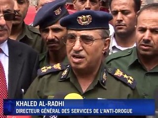 Yemen : les autorités brûlent les saisies de drogue