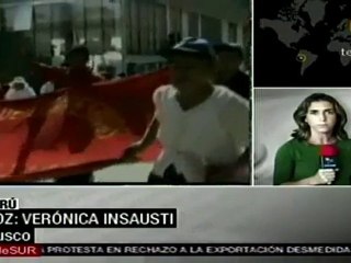 Represión policial en Cusco deja 18 heridos