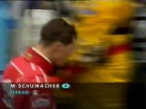 Belgium 98 Schumacher Tries To Fight Coulthard