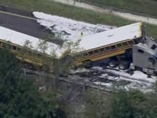 Two killed in US school bus crash