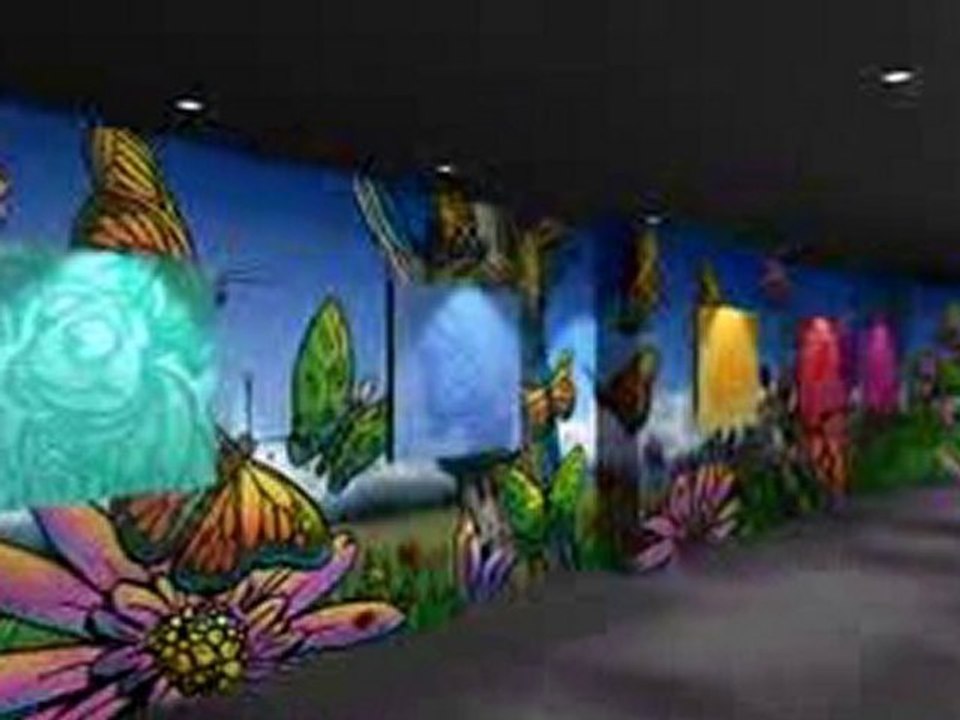 Butterfly Room Theme Render
