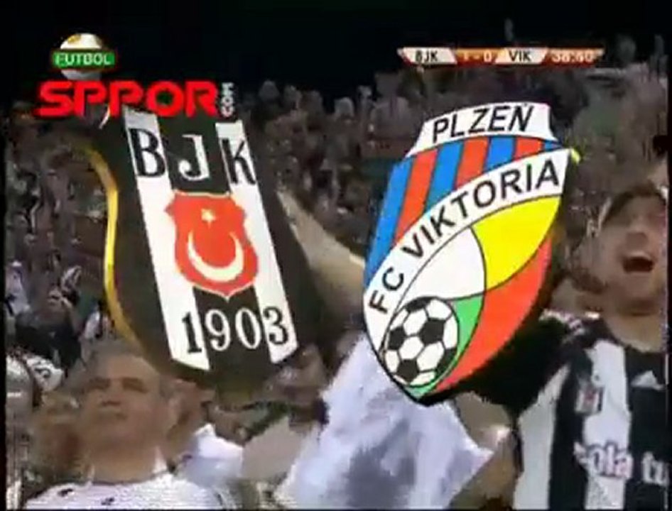 Beşiktaş - Viktoria Plzen | Gol : QUARESMA