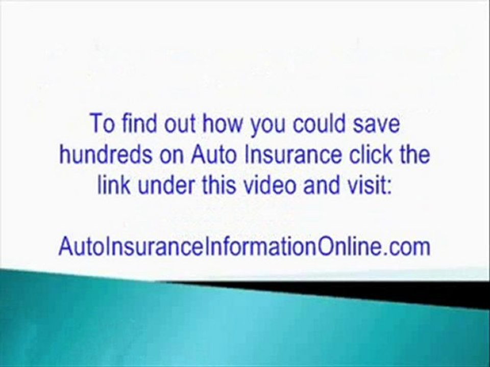 Auto Insurance Comparisons - Find Cheap Auto Insurance Rates