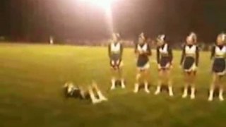 Cheerleader Flip Fail