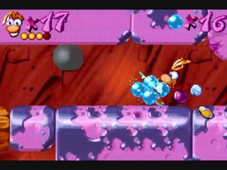 Rayman advance 9) La crique aux crayons