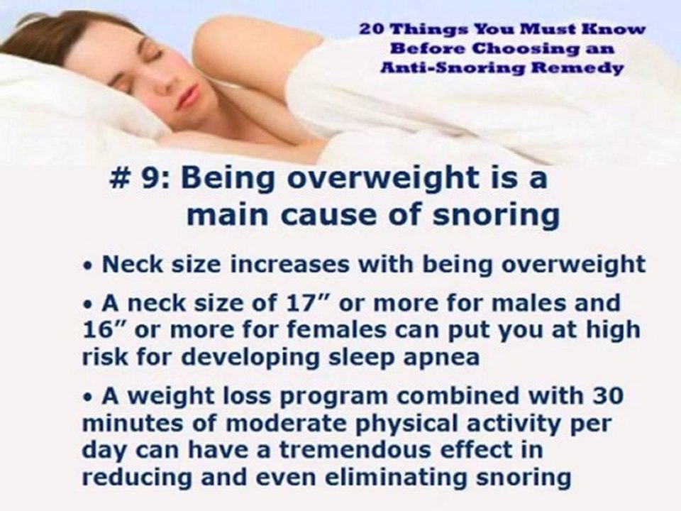 How to Improve the Effectiveness of Home Snoring Remedies