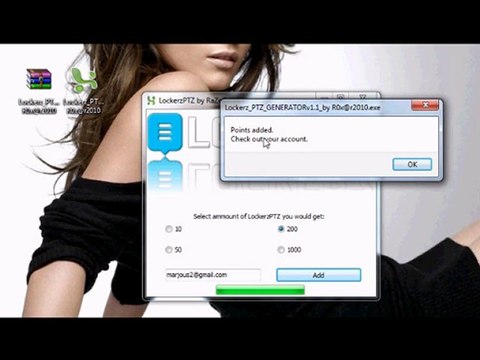 Cool lockerz ptz generator