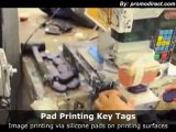 Pad Printing on Key Tags - Promotional Keyholders Getting It