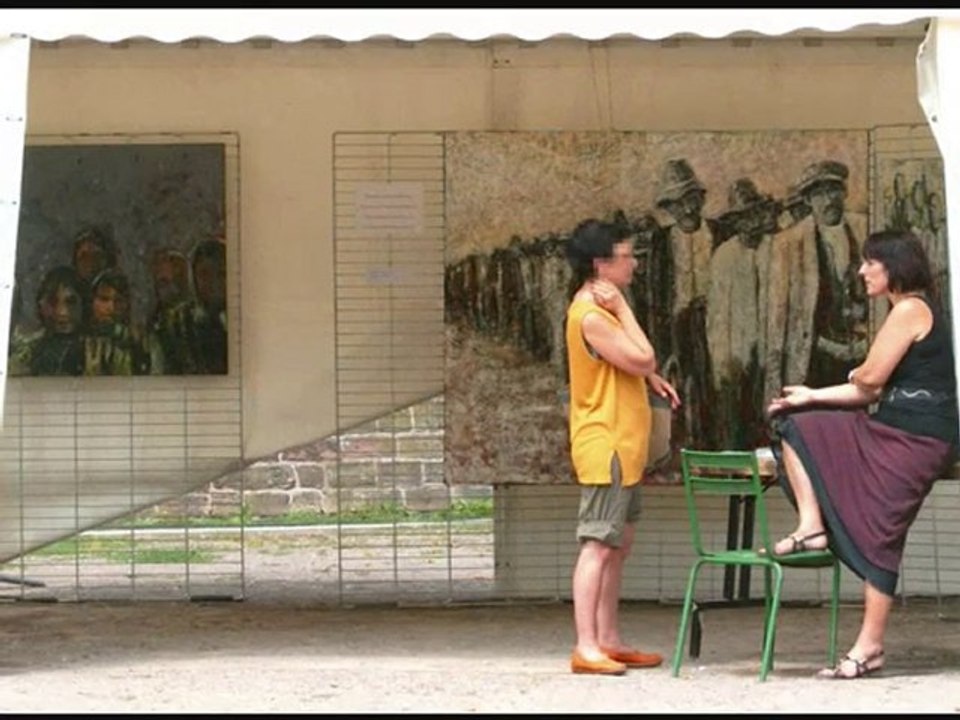 Exposition Michto festival peintures l'holocauste tsigane