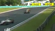 Sam Bird vs Dani Clas GP2.2010.Rd07.Hungary.Race1