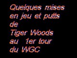 Tiger Woods Drives et putts au WGC le 1er jour Aout 2010