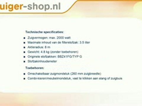 Bosch BSD 3020 Stofzuiger