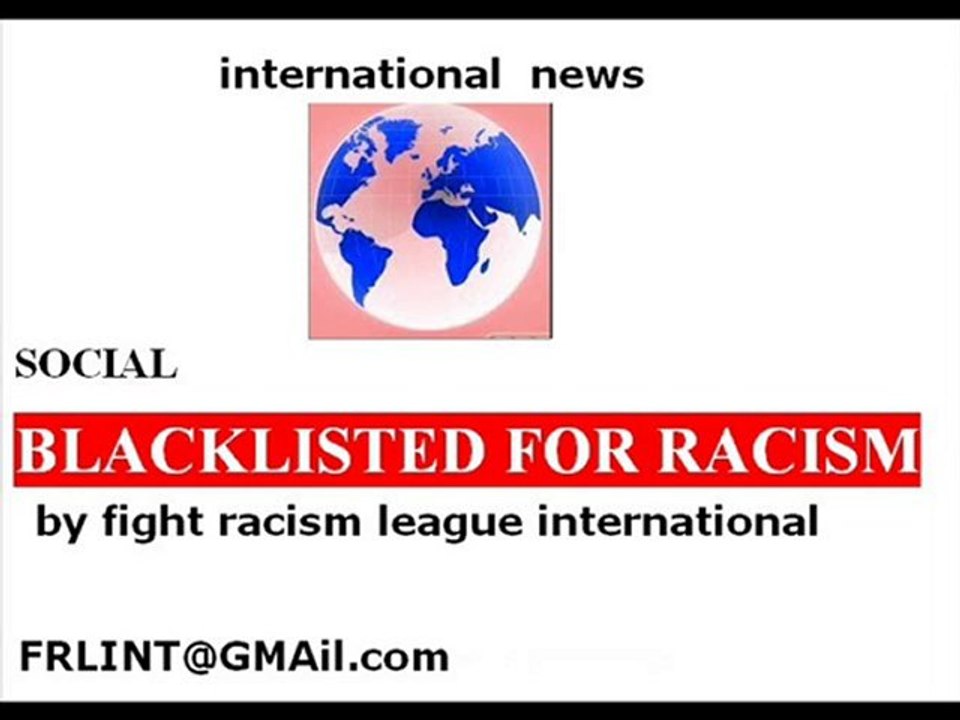 NEWS FAS LOUGHLINSTOWN  BLACKLISTED FOR RACISM