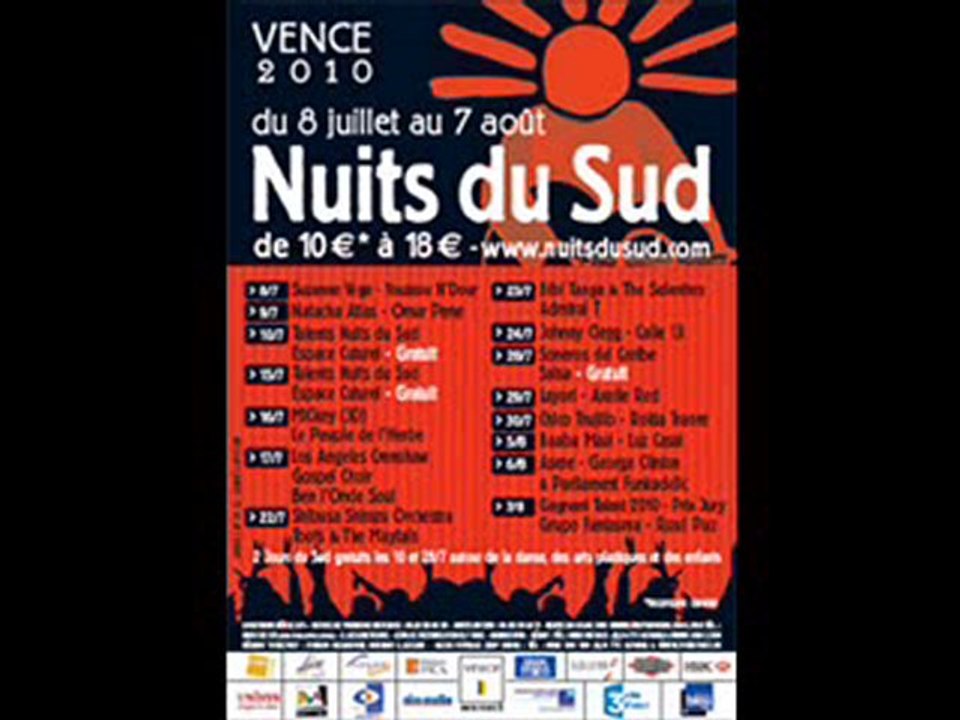 Festival Nuits du Sud 2010