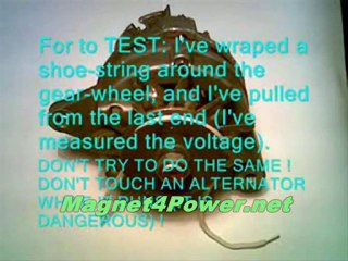 Simple Magnetic Electricity Generator