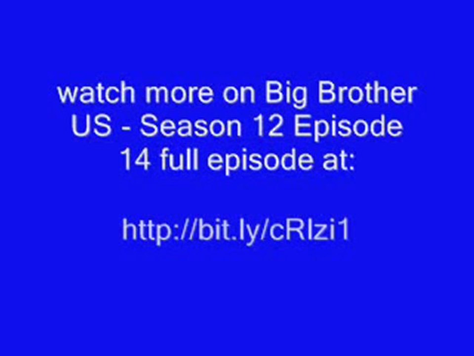 Big Brother US - Season 12 Episode 14 Online Free Video