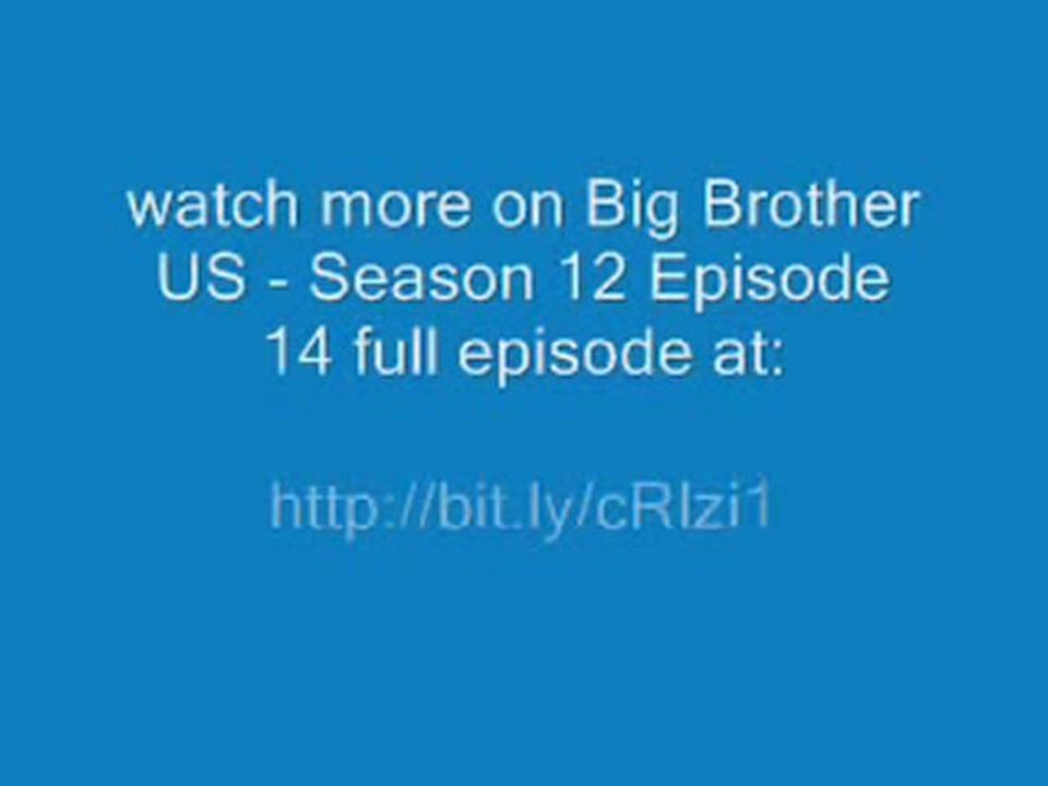 Watch Big Brother US - Season 12 Episode 14 Realty Show