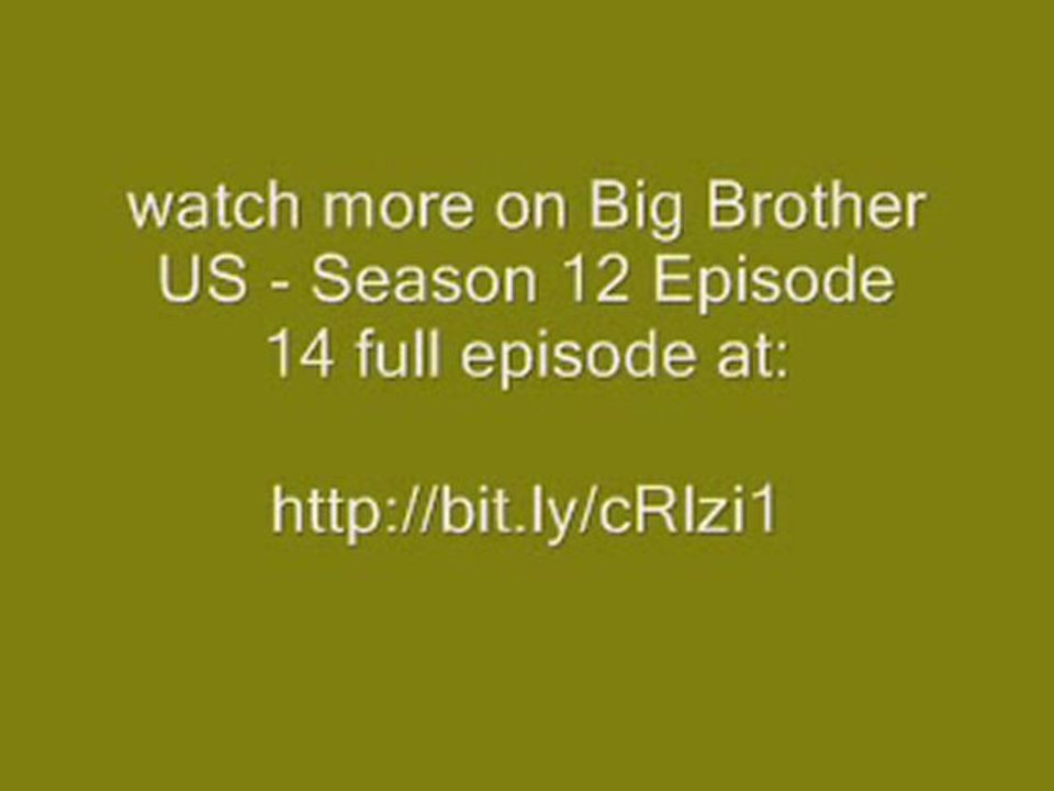 Watch Big Brother US - Season 12 Episode 14 Full serials