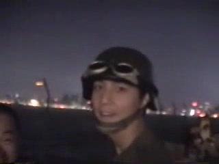 mitrallé par un feu dartifice