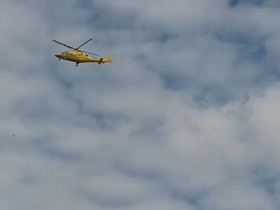 Nantes : départ hélicoptère SAMU