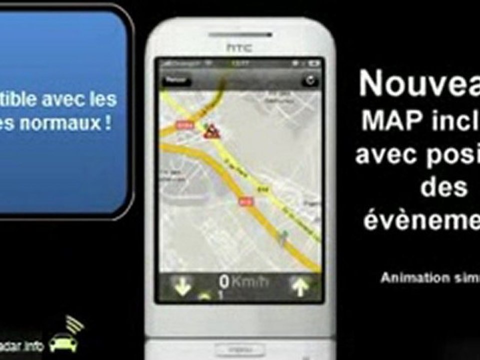 Detecteur de radar par mobile