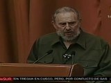 En su reaparición, Fidel Castro exhorta a Obama a evitar co
