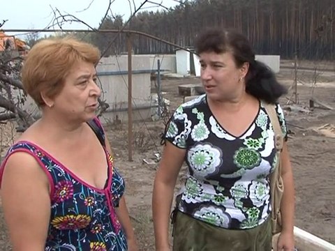Fire-ravaged Russian villages start to rebuild