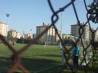 Antreman şut çalışması 2