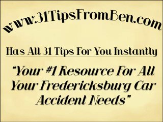 Tip 7 Settle My Fredericksburg Accident Case, How Much Insu