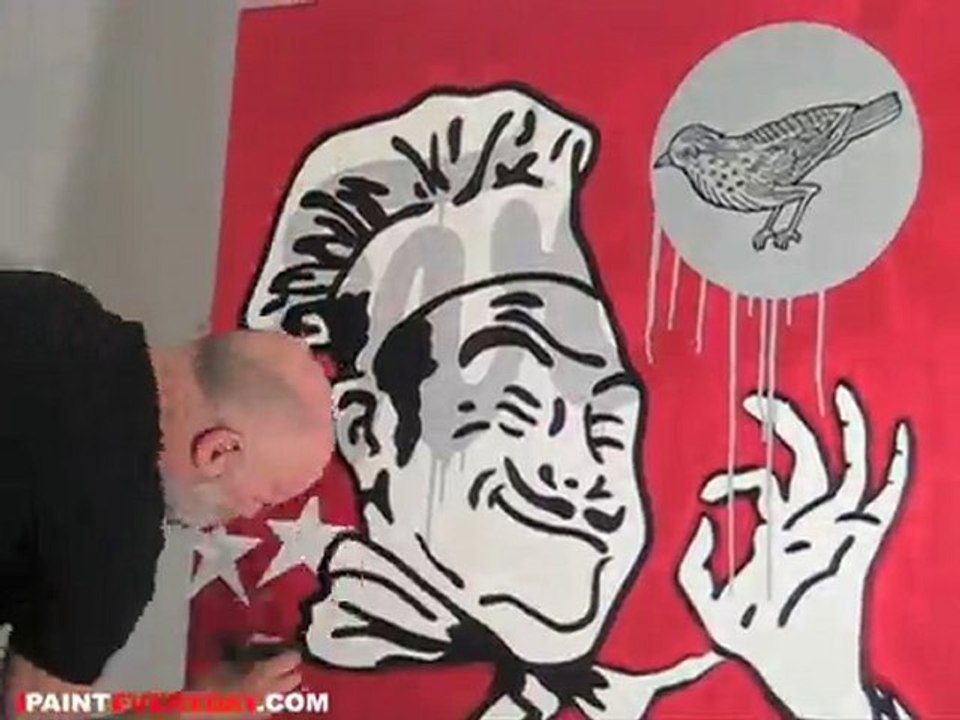 ipainteveryday 235 evercrisp the chef : ottograph