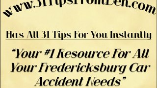 Tip 2: Settle Own Fredericksburg Accident Case Get Witnesse