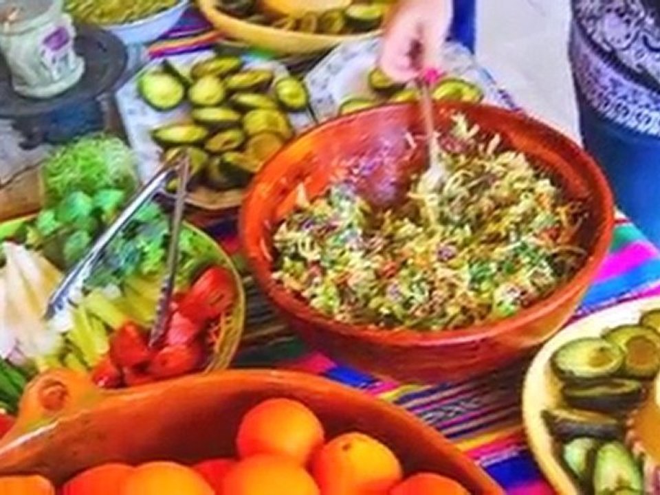 Live food guru and artist Barry Koral at his farm