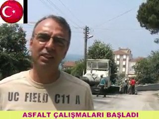 ALAPLI'DA ASFALT ÇALIŞMALARI BAŞLADI