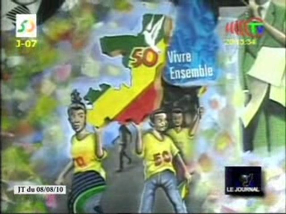 Tableau relatant l’histoire du Congo depuis l’indépendance