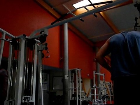 tractions supi lestées 5reps a 50 kgs (+ 72kgs de pdc)