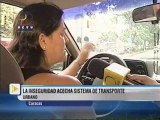 Inseguridad en transporte público