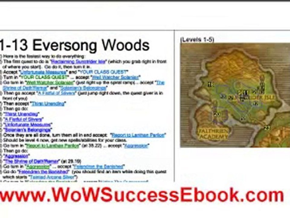 World of Warcraft blood elf guide